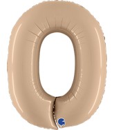 40 INCH MATTE NUDE NUMBER BALLOONS