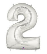 40 INCH SILVER BALLOONS