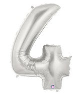 40 INCH SILVER BALLOONS