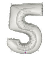 40 INCH SILVER BALLOONS