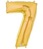 40" Gold NUMBER BALLOONS