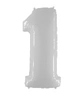 40 INCH BRIGHT WHITE BALLOONS