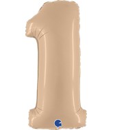 40 INCH MATTE NUDE NUMBER BALLOONS
