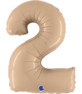40 INCH MATTE NUDE NUMBER BALLOONS