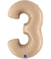 40 INCH MATTE NUDE NUMBER BALLOONS