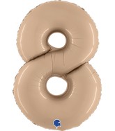 40 INCH MATTE NUDE NUMBER BALLOONS