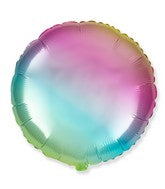 18 INCH GRADIANT FOIL BALLOONS 5pc