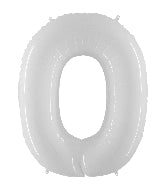 40 INCH BRIGHT WHITE BALLOONS