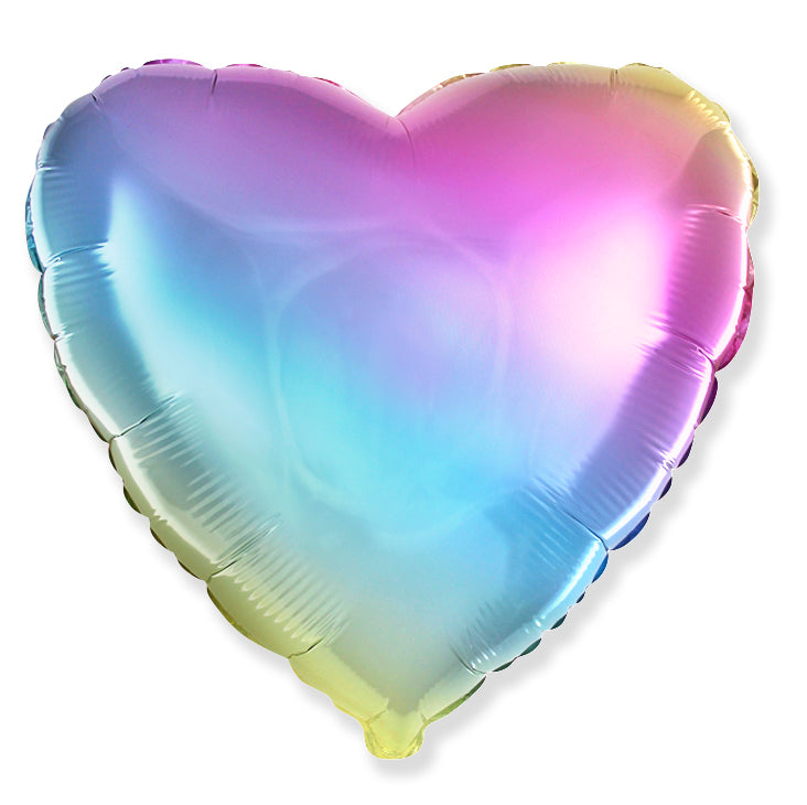 18 INCH GRADIANT FOIL BALLOONS 5pc