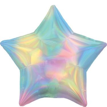 18 INCH IRIDESCENT FOIL BALLOONS 5pc