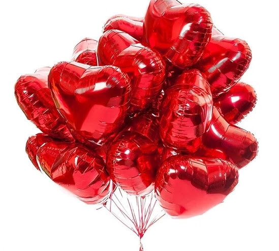 18 INCH HEART FOIL