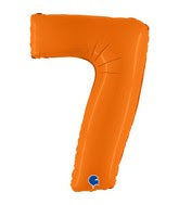 40 INCH MATTE ORANGE FOIL BALLOONS