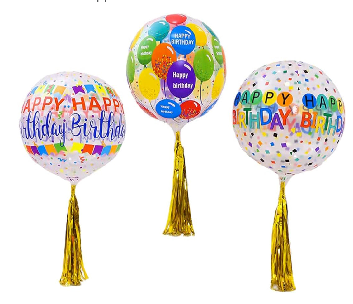 Clear Printed Bubble Balloons