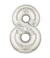 40 INCH SILVER BALLOONS