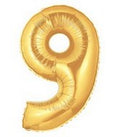 40" Gold NUMBER BALLOONS