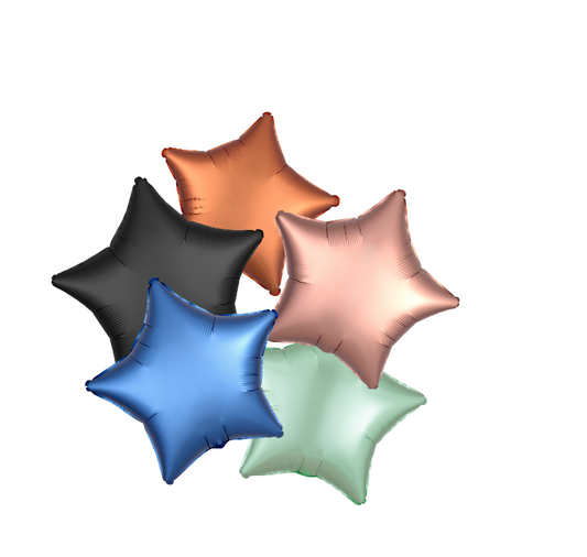 18 inch SATIN LUXE STAR FOIL