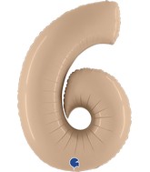 40 INCH MATTE NUDE NUMBER  BALLOONS