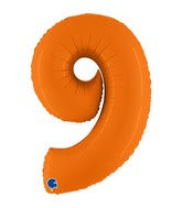 40 INCH MATTE ORANGE FOIL BALLOONS