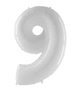 40 INCH BRIGHT WHITE BALLOONS