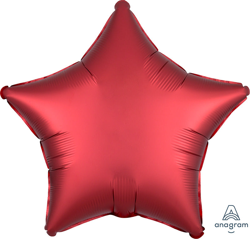 18 inch SATIN LUXE STAR FOIL (1ct)