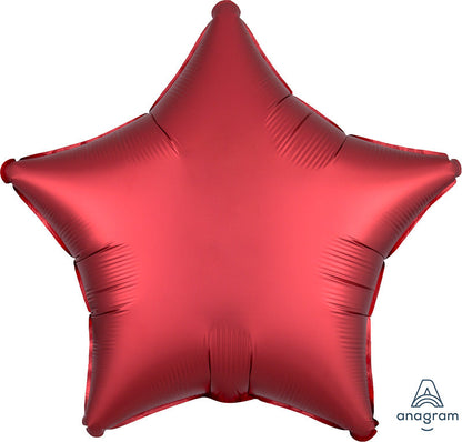 18 inch SATIN LUXE STAR FOIL
