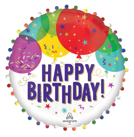 LARGE 24” HAPPY BIRTHDAY Jumbo Foil