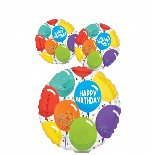 BALLOONS HAPPY BIRTHDAY Bouquet