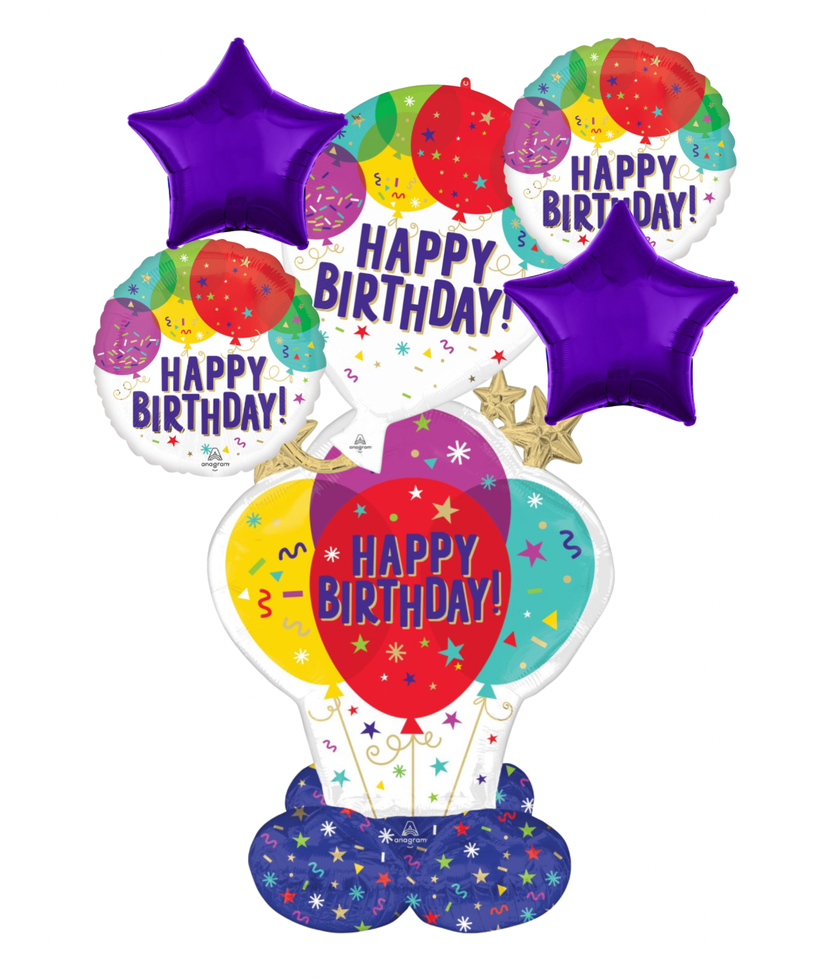 HAPPY BIRTHDAY BALLOONS Bouquet