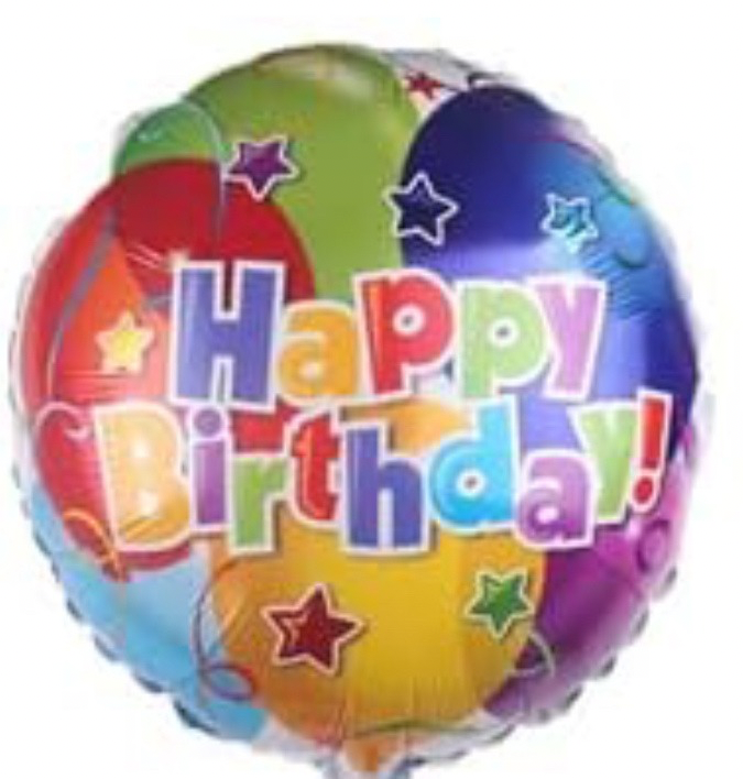 18 inch Balloons Happy Birthday