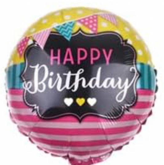 18 inch Festive Happy Birthday