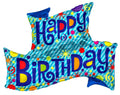 Large 36 INCH JUMBO HAPPY BIRTHDAY BANNER FOIL