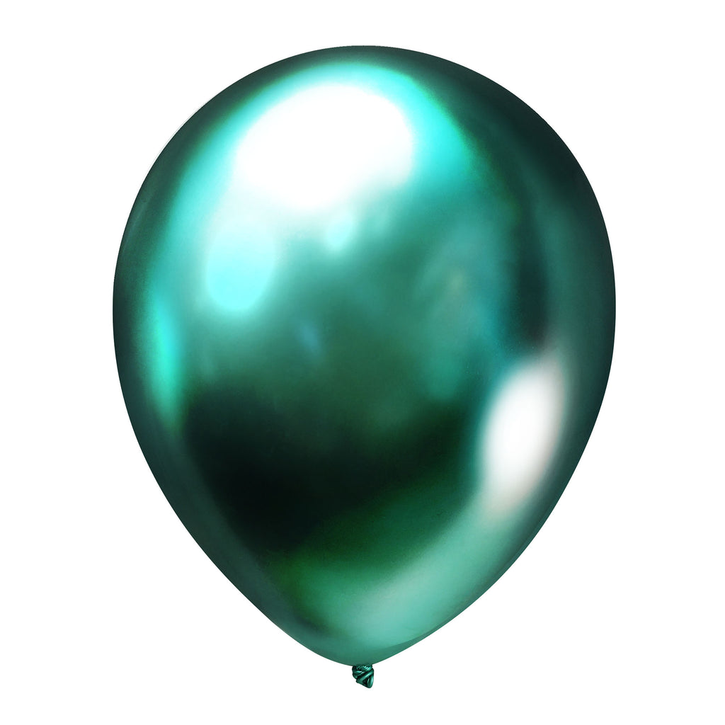 12 Inch Metallic Solid Latex Balloons (6ct)