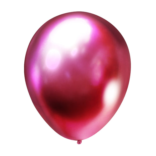 12 Inch Metallic Solid Latex Balloons (6ct)