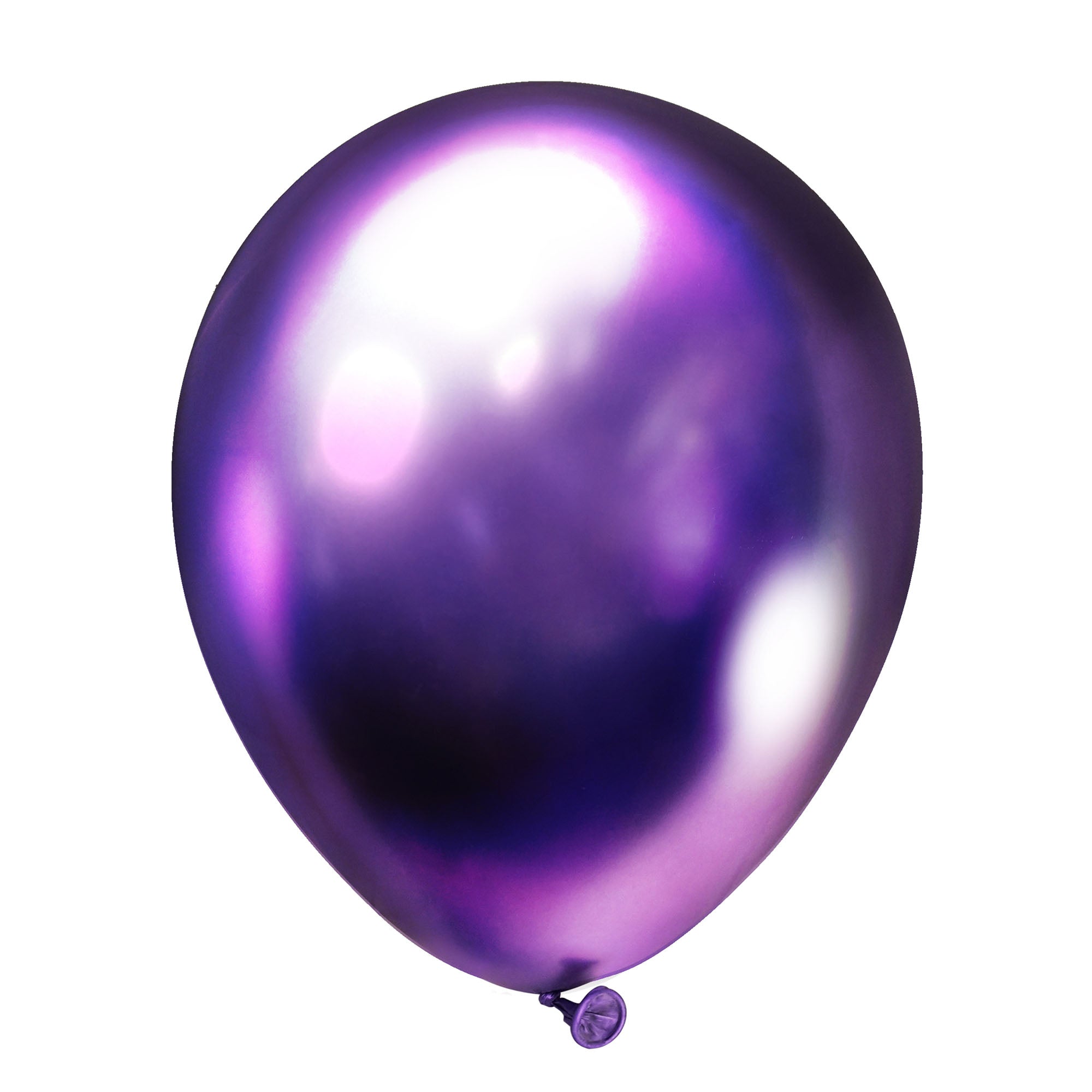 12 Inch Metallic Solid Latex Balloons (6ct)